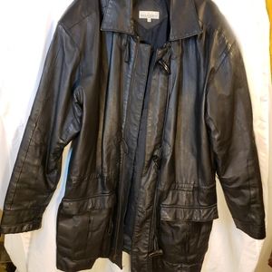 Leather Coat women's large